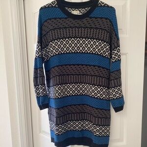 Element printed long sweater/ sweater dress